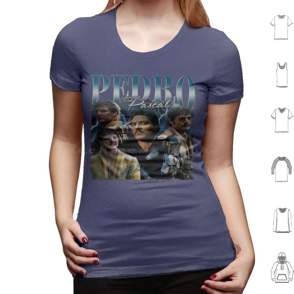 Pedro Pascal Daddy Pedro Pascal Meme I Love Timothee Chalamet Pedro Pascal Cursed Fan Collage T Shirt Cotton Men Women Diy