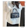 Fashion Sequins Handbag Small Square Bag Female Trend Bowknot Commuter Single Shoulder Crossbody Bag