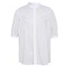 Shopping Mall 1116 Summer New Women's Clothing Loose White Sweet Age-reducing Cotton Short-sleeved Shirt 1111971
