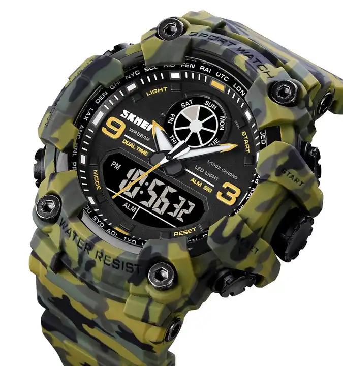 Hot Selling Model 1818 Skmei Digital Watch Dual Time 5atm Customized Personalized Fashion Silicone Straps Watch