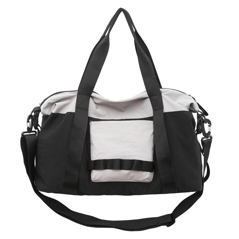 Men and Women Students Make Up Lessons and Store Hand Luggage Bags for Leisure and Simple Design Travel Bags for Zip Lever