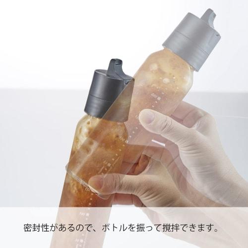 HARIO One Touch Dressing Bottle 240ml Black ODB-240-B