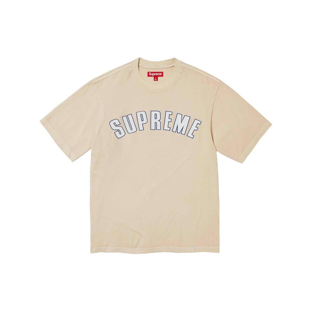Supreme Cracked Arc S/S Top 'Tan White' Men's SUP-SS24-055