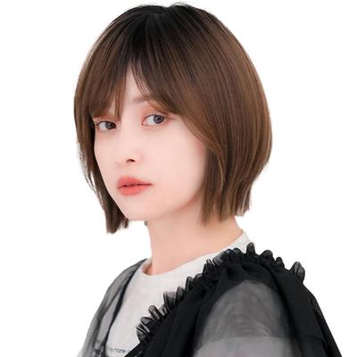Linea Storia Medical Full Wig, Short, 5 Colors, Medium, "Rear Short," Short with a Soft Layer, Natural Whorl, I-Shaped Whorl, Left-Shifted, Side Net,