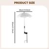 Parasol, Compact And Practical Shade Cover with Ground Stake, Ideal for Gardens, Flower Beds