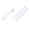 50Pieces Multipurpose Single Gang White Brushplate Wall Covers Portable Accessory for Concealing PZ30 and Speaker Wire