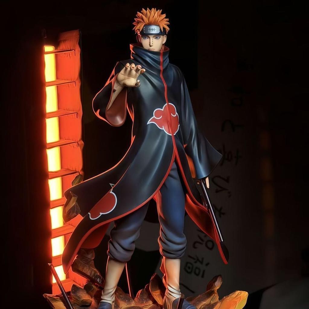 Unknown Association Pain Naruto Action Figure Naruto Shippuden Can Move PVC Collectible Model 33cm/12.99 Inch Anime Gift for Fan