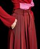 Lekyulli Wide Pleated Pants Burgundy