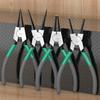 7inch Circlip Pliers Needle Nose Pliers Retaining Rings Pliers For Inner Outer Retaining Rings Industrial Maintenance