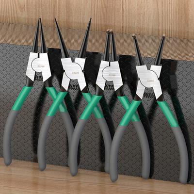 7inch Circlip Pliers Needle Nose Pliers Retaining Rings Pliers For Inner Outer Retaining Rings Industrial Maintenance