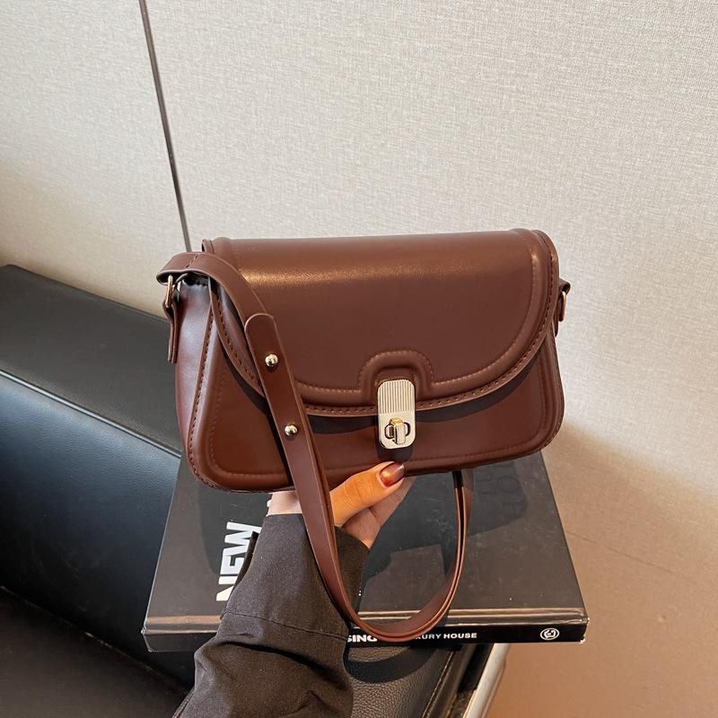 Premium Texture Retro Small Bag Women's 2025 New Popular Popular Versatile Messenger Bag Single Shoulder Underarm Small Square Bag