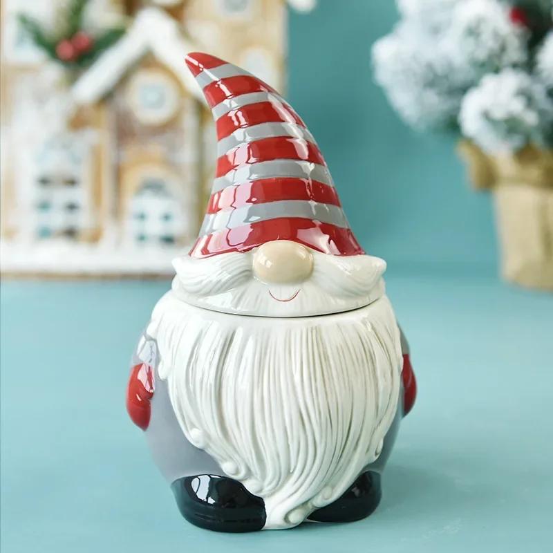 Christmas Plates Ceramic Dinner Plates Household Tableware Food Dining Plates Afternoon Tea Dessert Tray Kitchen Supplies