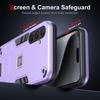 For Samsung M52 M53 M54 Armor Shockproof Magnetic Phone Case For Samsung Galaxy M52 M53 M54 Solid Color Hard PC+TPU Back Cover