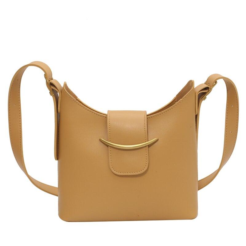 Buy Bucket Bag 2021 Fashion New High Quality Pu Leather Women 'S Designer Handbag Shoulder