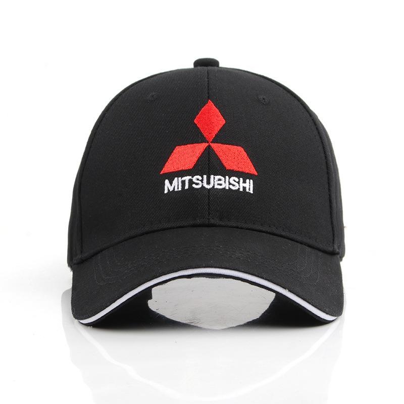 Embroidery Baseball Caps Spring and Autumn Adjustable Casual Hats Sunscreen Hat For Mitsubishi Lancer Asx Outlander Pajero L200