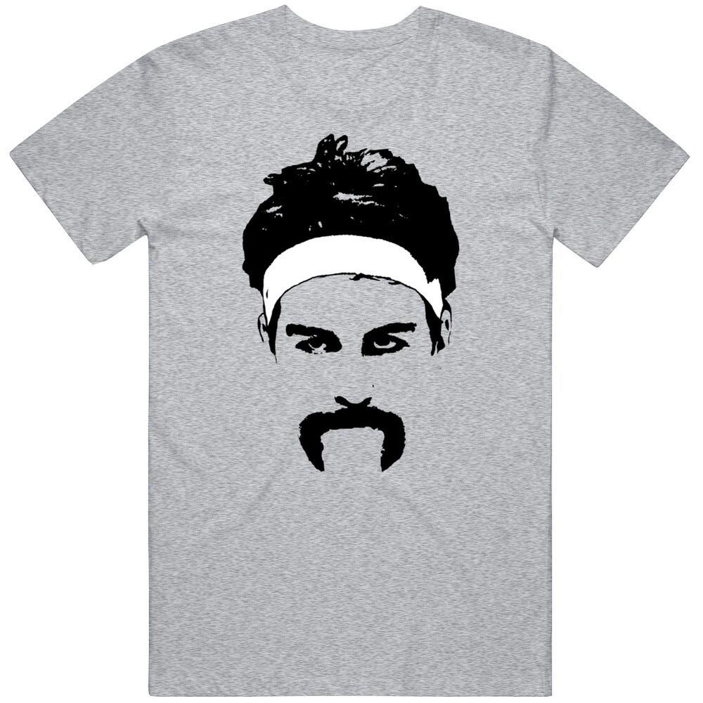 Drew Timme Mustache Big Head Silhouette Gonzaga Fan T Shirt Unisex T-Shirt M