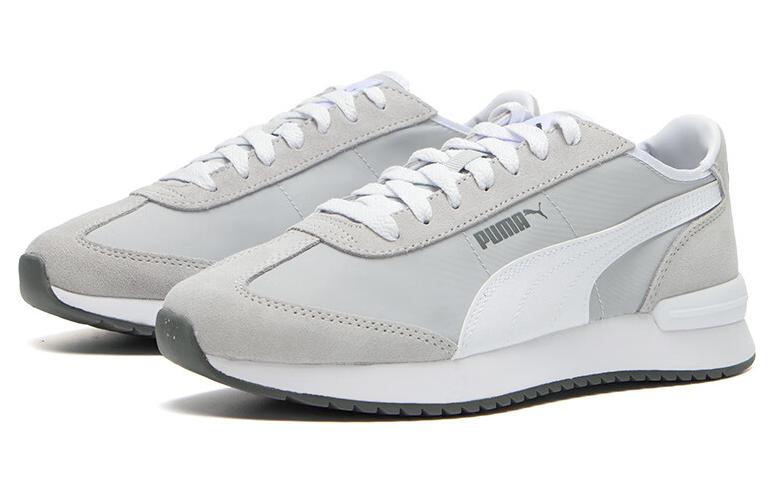 Men's Sneakers PUMA R78 Textile, Split Cow Leather, Artificial Leather Comfortable Cushioning, Wear Resistant