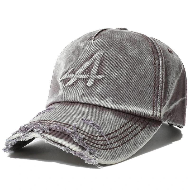 

Новая женская кепка из стираного хлопка с вышивкой в виде буквы А, винтажная бейсболка, женская регулируемая повседневная уличная спортивная кепка 56cm-60cm серый