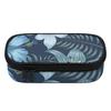 Pen Case Full Zipper Closure Roomy Interior 300D Polyester with Mesh Pocket Removable Divider and Pen Slots for School and Study