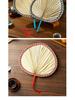 Handwoven Cattail Fan: Traditional Chinese Palm Leaf Fan for Summer