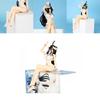 Albedo Sitting Pose Figurine From Overlord Anime Beautiful Pvc Model For Collectors