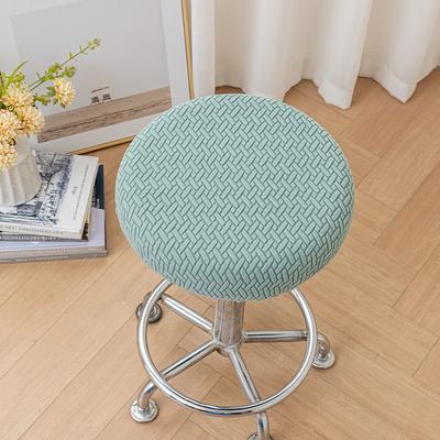 Funda Redonda Antideslizante para Taburete Cubierta Protectora para Silla Banco Silla Giratoria de Bar Salón de Belleza Funda Redonda de Tela para Asiento