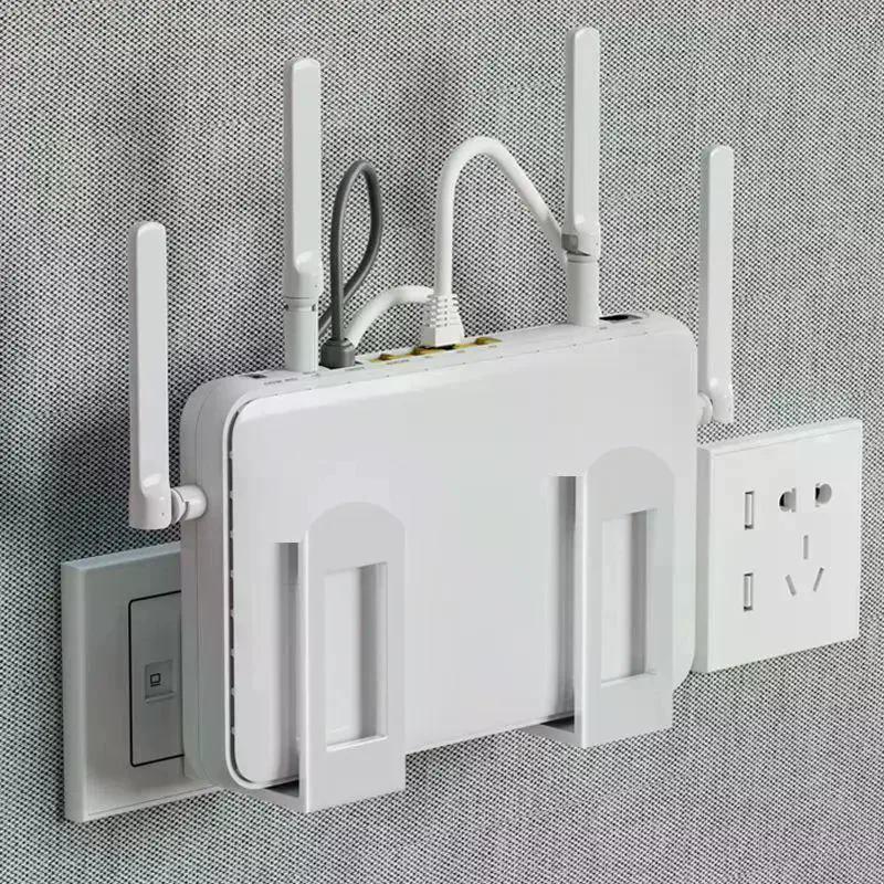 Router Storage Box Stand Wall Artifact Set-top Box Wall-mounted Wi-Fi Fixture Support Bracket Wireless Wifi Placement Rack