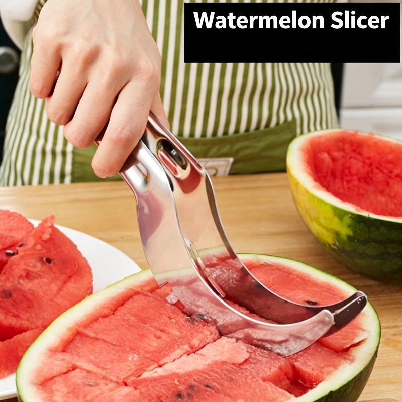 2-In-1 Watermelon Cutter Slicer Tool - Create Clean 1" Cubes & Slices With Watermelon Slicer For Cutting & Serving
