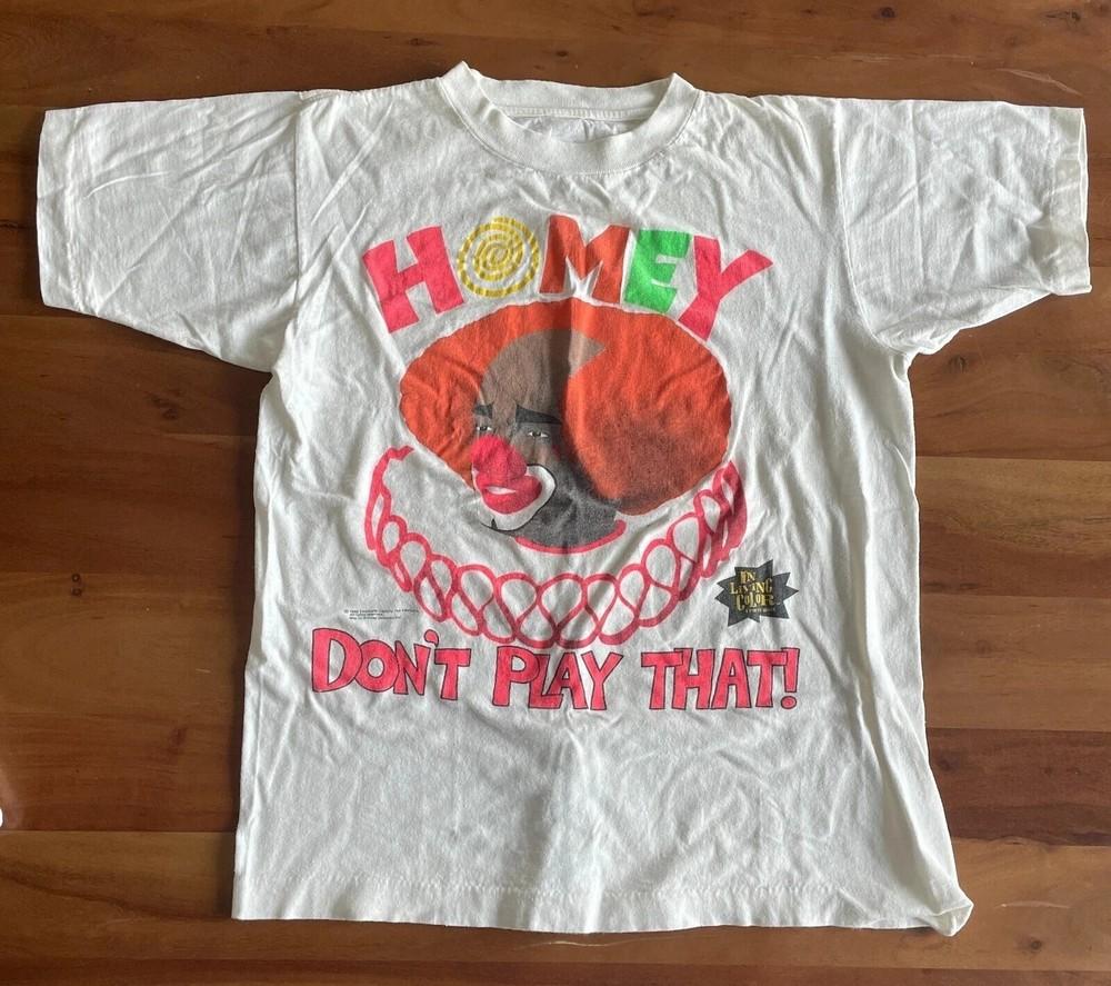 

Vintage 1990 In Living Color Homey the Clown Tshirt Men Women S5XL Unisex T-Shirt S