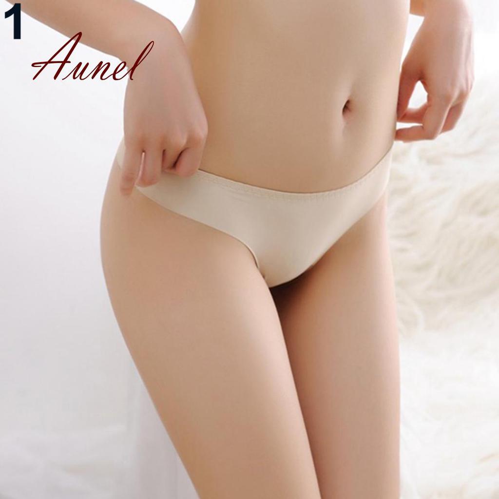 Women'S Sexy Pure Color G-String Thong Underwear Underwear Seamless Underwear