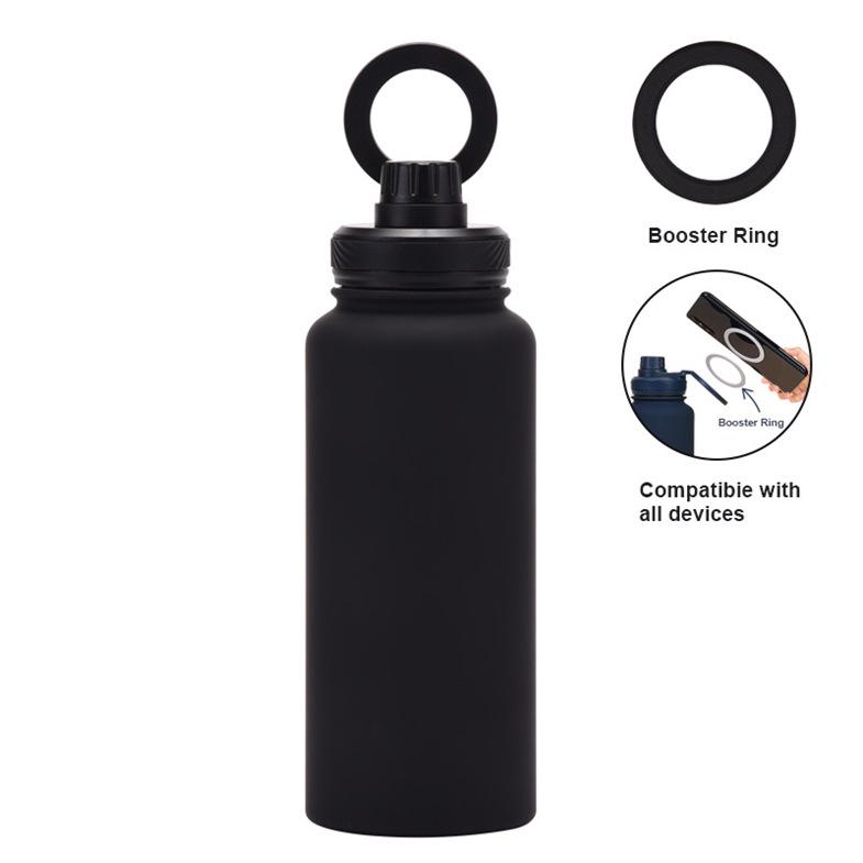 Magnetic Lid Sports Water Bottle