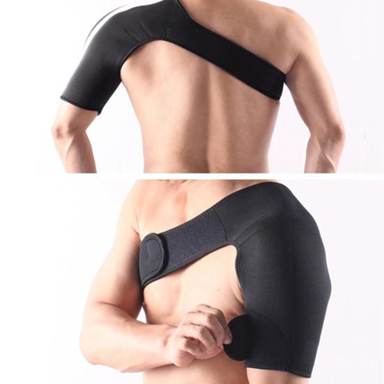 Unisex Adjustable Elastic Sport Pain Relief Single Shoulder Protector Brace