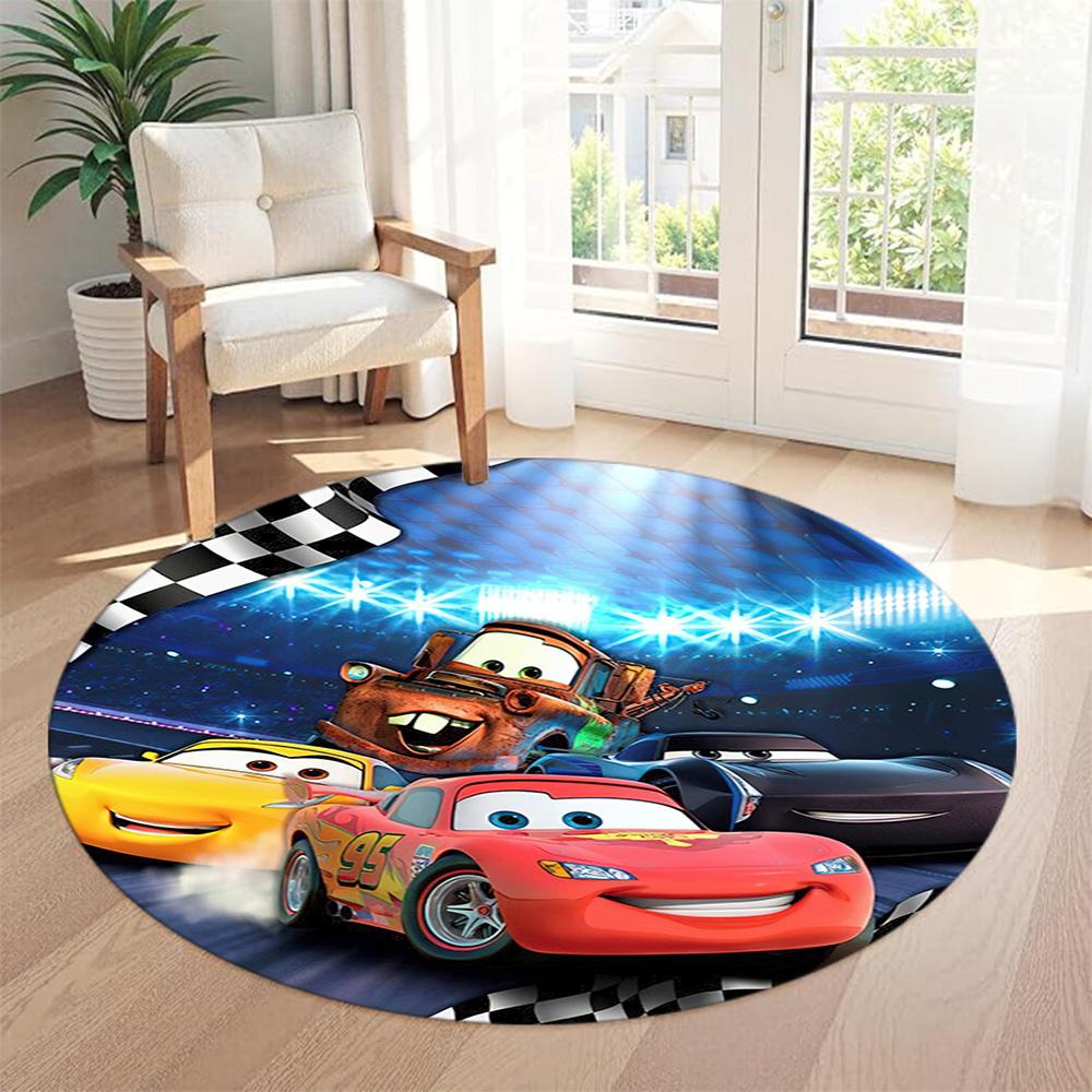Dinsey Round Carpet Design for Game Room Outdoor Balcony Foyer Anti-slip Round Rug Decorate Offices Wedding Party Gift