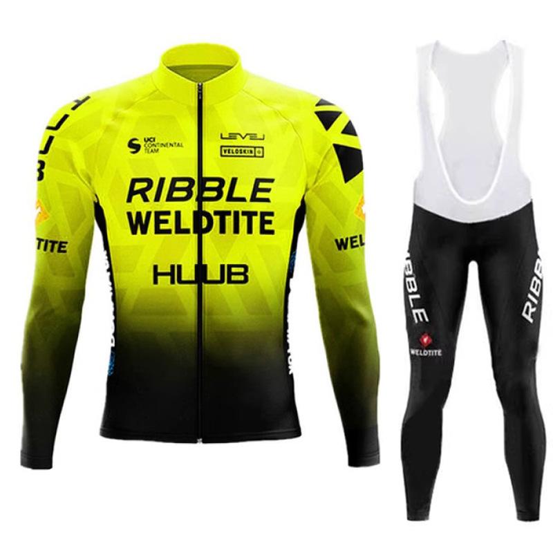 Winter, Fleece Cycling Suit, Bicycle Fleece To Keep Warm, Tour De France Long-sleeved Suit