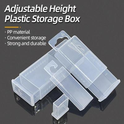 Tool Box Parts Storage Box Drill Milling Cutter Box Rectangular Telescopic Box Twist Drill Box Tap Accessories Tool Packaging
