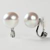 By Yumi Yumi Sienne Pearl Earrings Coco For Made In Japan [Produced Katsura] Weddings, Ceremonies, Simple, Popular, White, (12mm, Silver)