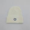Autumn and Winter Cute Ear Protection Wool Hat Cycling Versatile Women's Knitted Hat Kitten Hat Showing Face Hat Trendy Couple