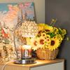 Crystal Candle Warmer Lamp Luxury Flameless Aromatherapy Light Elegant Home Decor for Living Room