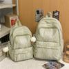 Gestreifter Rucksack Schülerrucksack Schultasche Pendler Rucksack mit großem Fassungsvermögen
