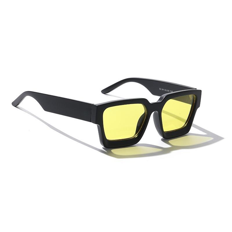 Thick Frame Sunglasses Trendy Box Glasses Personalized Sunglasses 2317 Deal Low