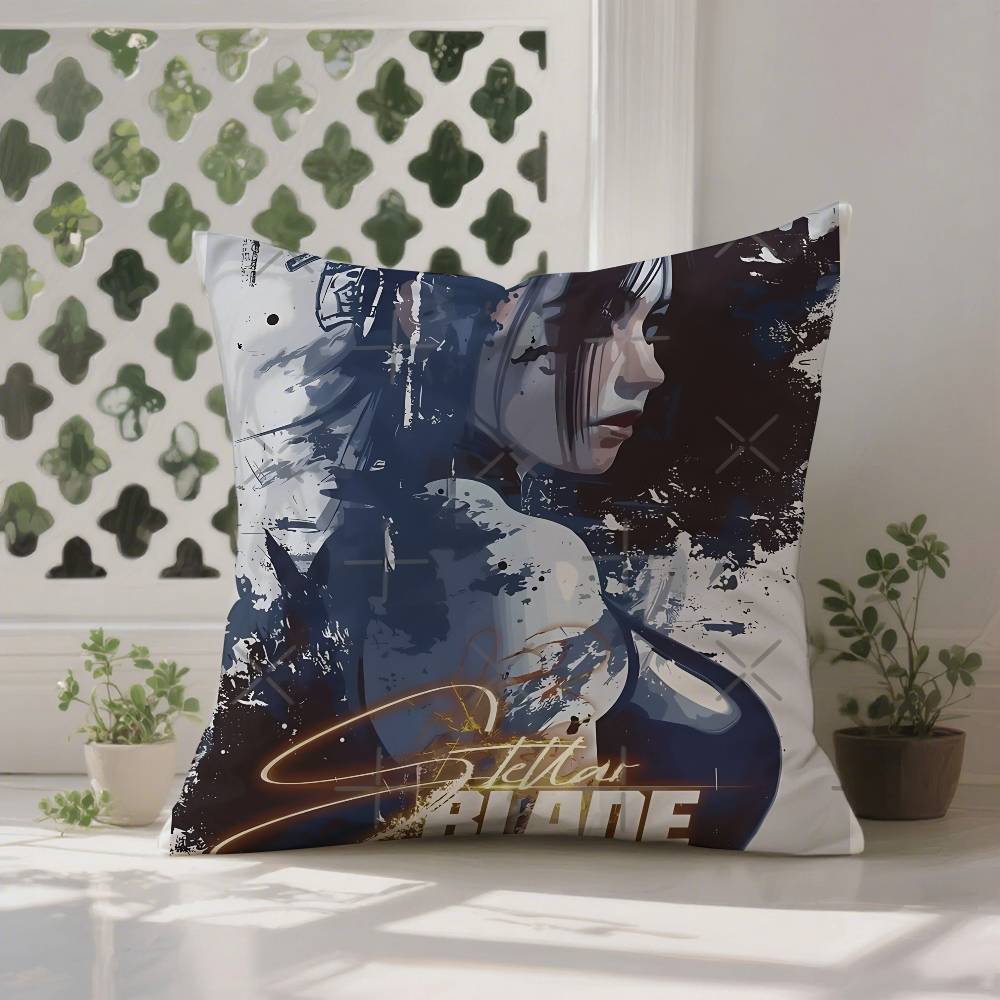 

Игра S-StellarES B-BladeS Наволочка Наволочка против пылевых клещей Невидимая молния Шелковистый короткий плюш Чехол для подушки-дивана 12x12Inch