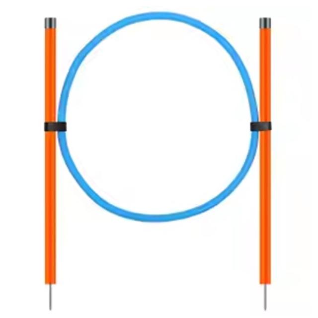 Dog Agility Training Set: Jump Poles, Hurdles & Hoops