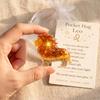 Token de Abrazo de Bolsillo Zodiacal Encanto de Bolsillo Acrílico Hecho a Mano con Tarjeta de Mensaje Recuerdo Inspirador de Consuelo Regalo Significativo para Él Ella