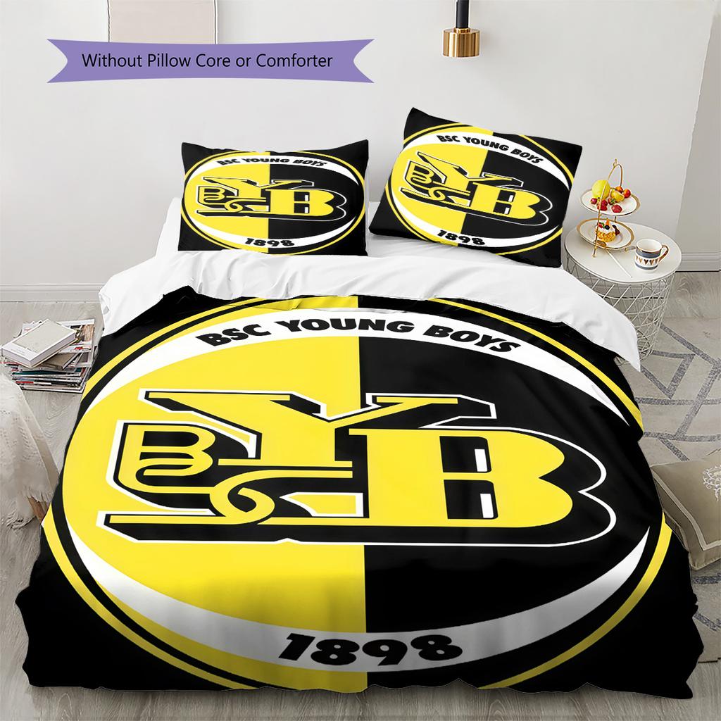 YB Bedding Quilt Set Quilt Cover Pillowcase Home Decoration Birthday Gift (1 * Duvet Cover + 2 * Pillowcase, Without Core)