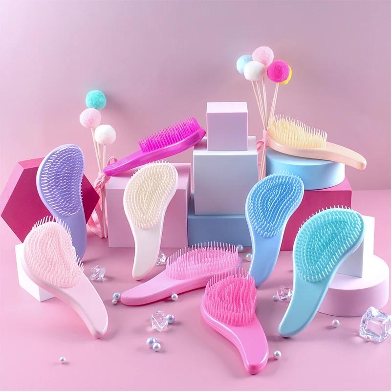 Magischer Entwirrungskamm, antistatische Massage-Haarbürste, Entwirrungsbürste mit Luftkissen, Haarbürste, Kamm, Salon, Friseur, Haar-Styling-Tools