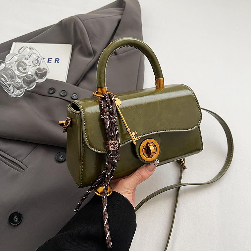 

Маленькие сумки через плечо из искусственной кожи, женская сумка через плечо для женщин, зимняя новая мода 2024 года, сумки и кошельки с верхней ручкой Y2K зелёный