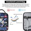 Anime Blue Locks Insulated Lunch Bag for Women Kids Leakproof Food Boxes Thermal Lunch Box Tote