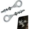 2Pcs 15mm Chain Tensioner, Steel Chain Adjuster for Mini Bike 50cc-125cc Honda CRF50 XR70 ATV 4 Wheeler Quad Dirt Bike Pit Bike Motorcycle Chain