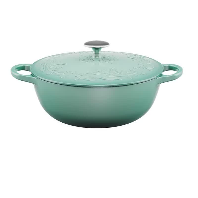

COOKER KING Lily-of-the-Valley Casserole Pot