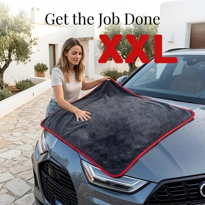 Microfiber Car Drying Towel Ultra Soft Scratch Free 1 Piece Absorbent Cloth for Auto Trucks SUV Cleaning Home Use